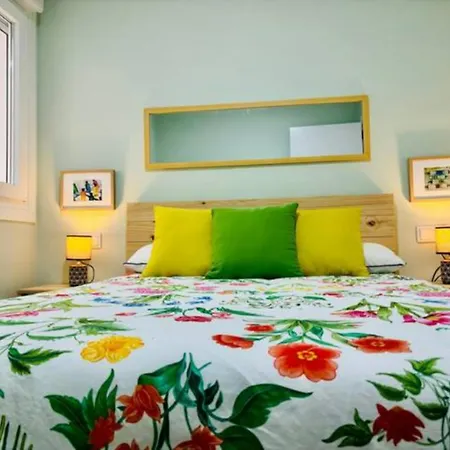 شقة Holibai Lar De Brais Apartamento Ideal Para Familias En Baiona بايونا